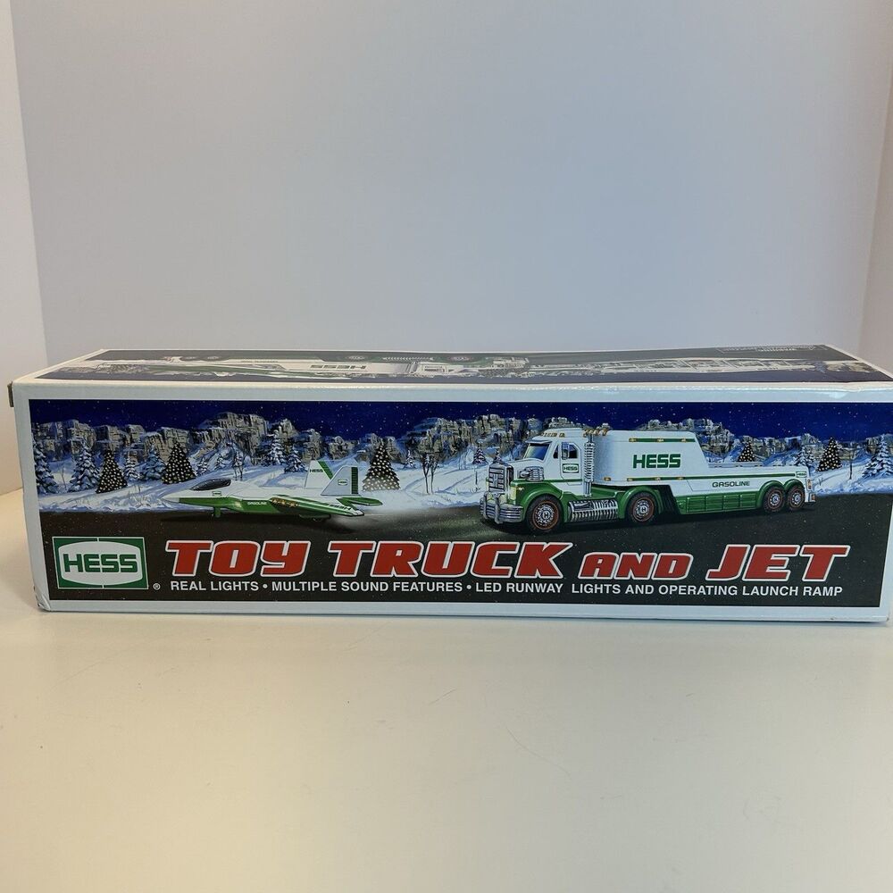 Hess Toy Truck and Jet Collectible New in the Box Vintage 2010